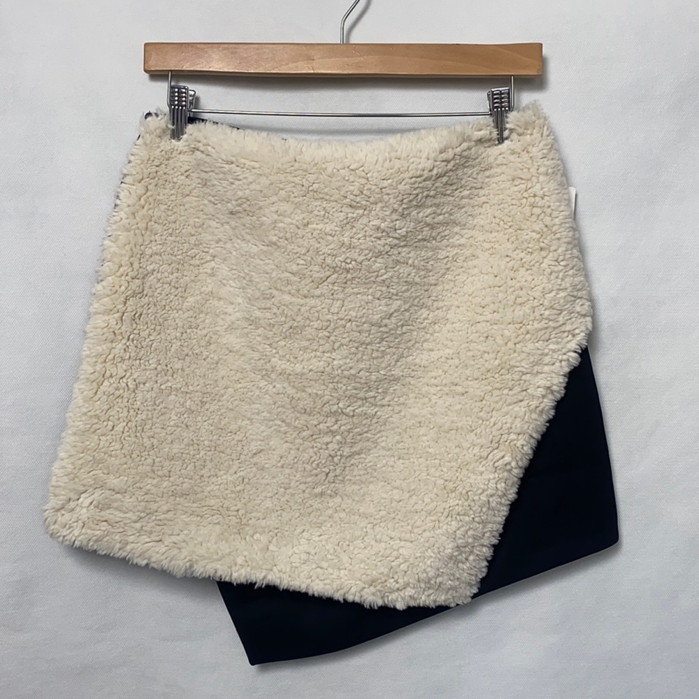Opening Ceremony Asymmetrical Sherpa Skirt